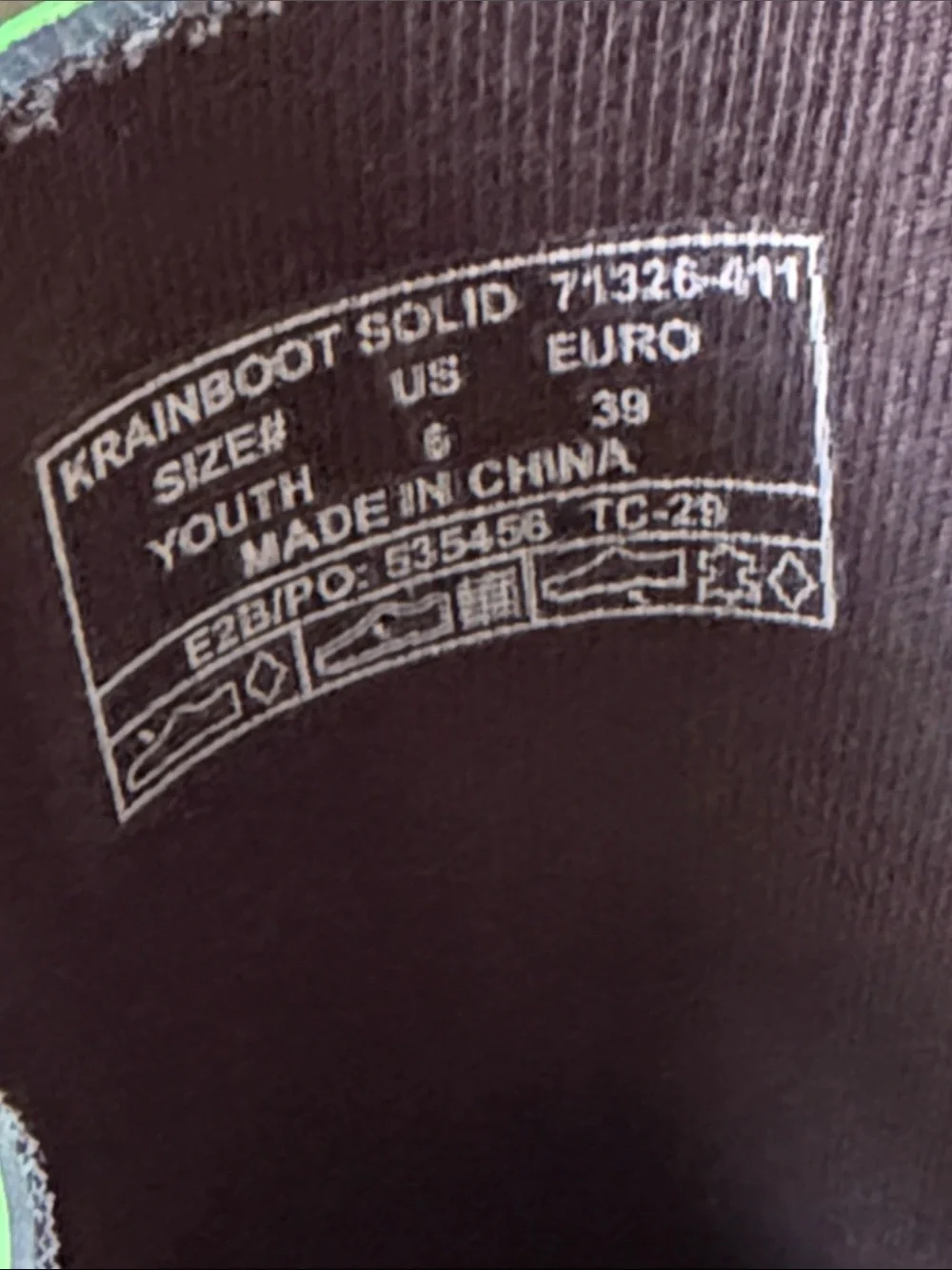 Bogs rainboot solid